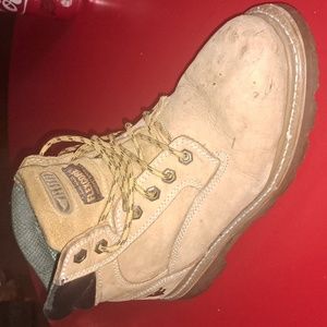 Texas  Steer Leather Work Boots Size 8.5